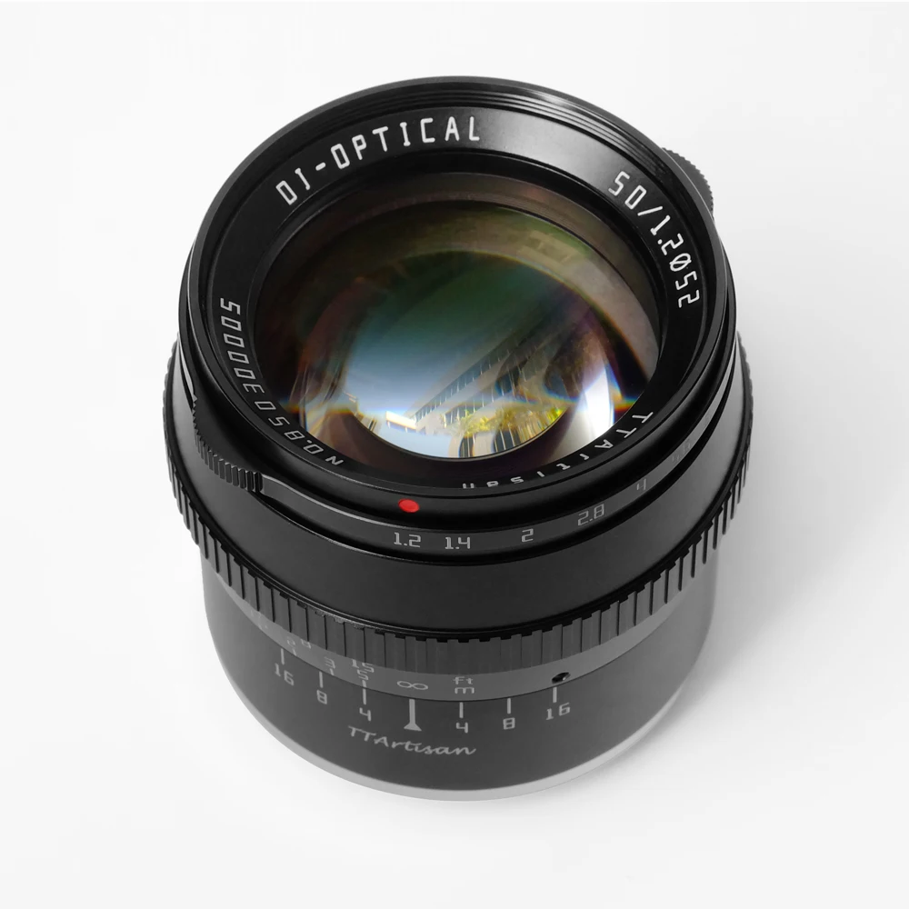 APS-C объектив TTartisan 50 мм F1.2 большой портретный Aputure для камер SONY E FUJI X Canon EOS M M4/3 mount |