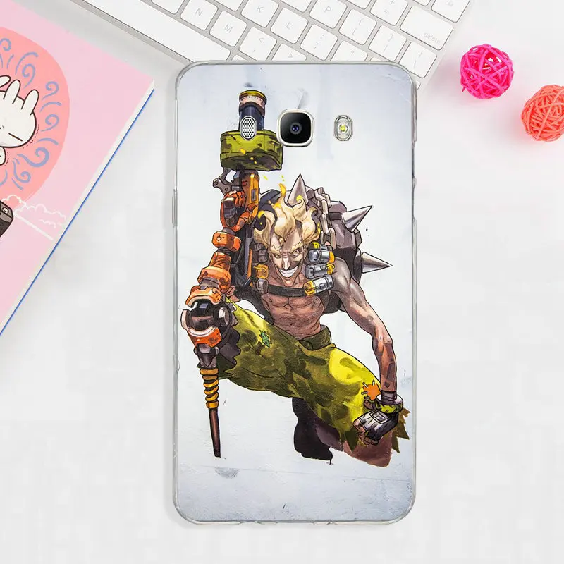 Junkrat Overwatchs герой OW мягкий чехол для телефона samsung Galaxy Note на возраст 2 3 4 5 8 9 10 A10 A20 A30