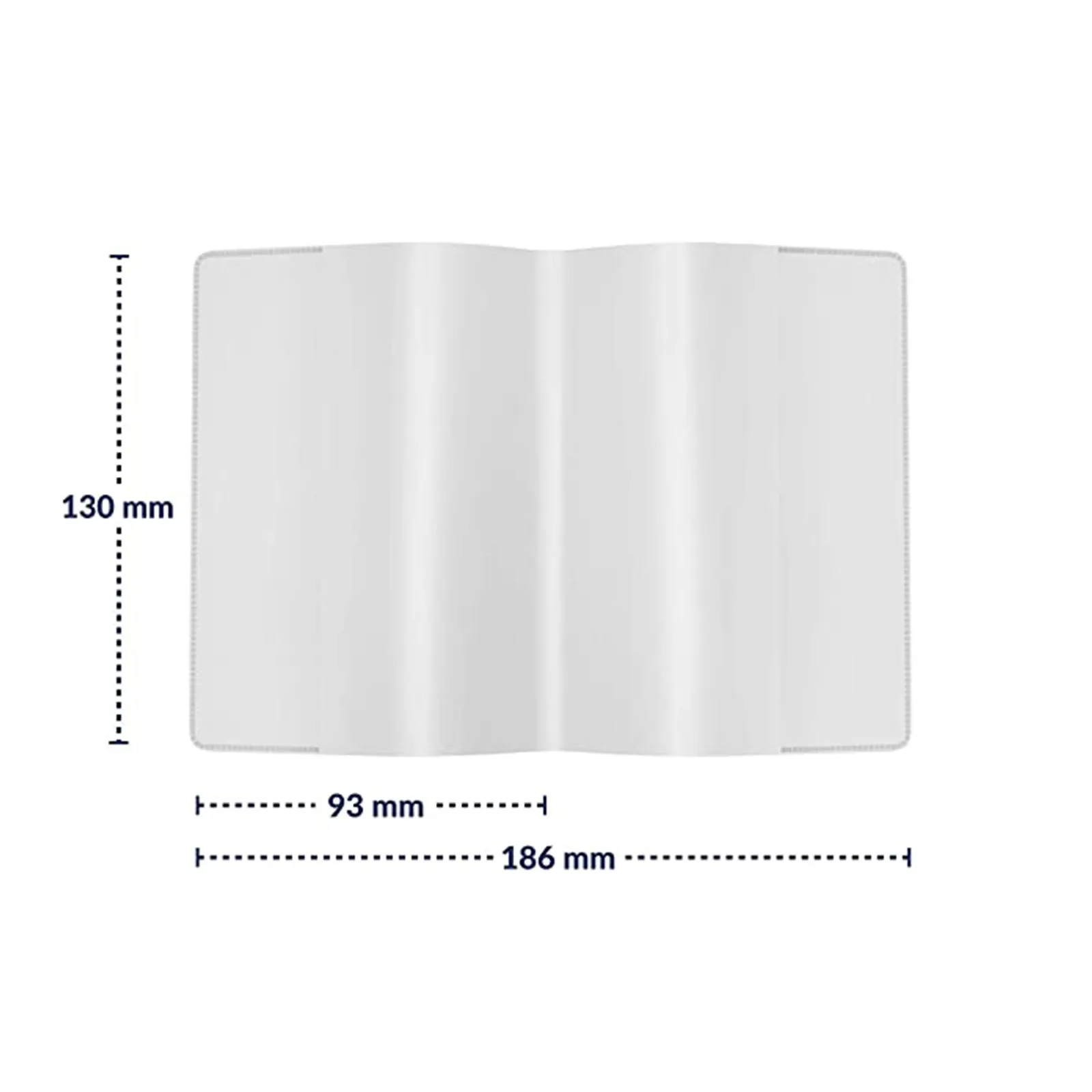 

25# Protective Case Certificate Cover Set Of 4pc Transparent Protective Case Transparent Waterproof Protective Case Convenient