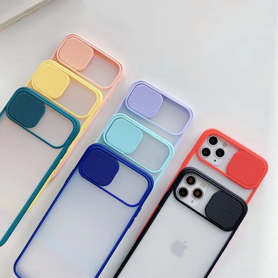Защитный чехол для камеры iPhone 12 11 Pro max матовая прозрачная задняя крышка SE 2020 X XR XS