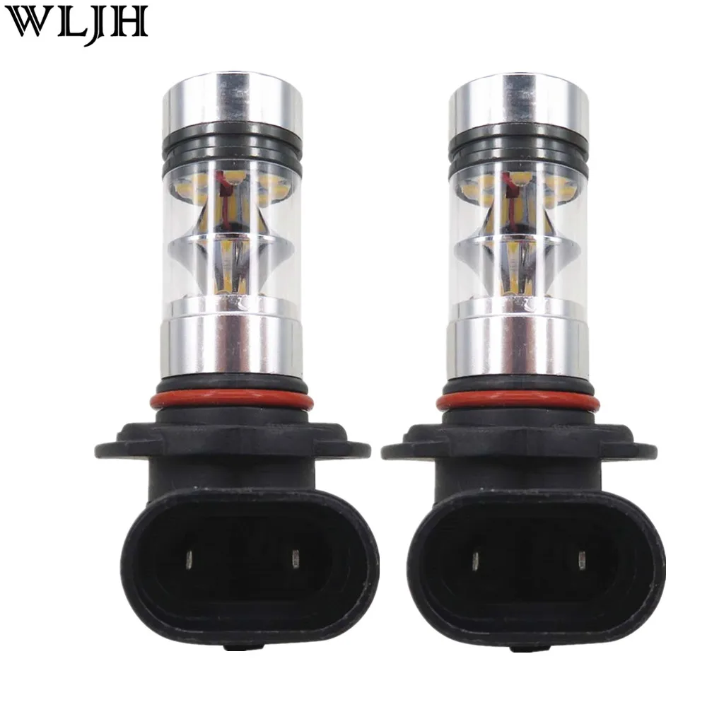 WLJH 2X 100 Вт 1000lm Led H7 H8 9005 9006 5202 1156 1157 7440 7443 H16 P13W PSX24W PSX26W Автомобильная противотуманная