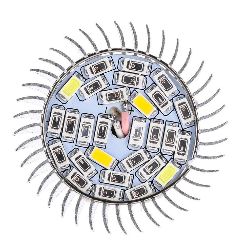 45 # полный спектр E27 Светодиодный светильник для выращивания растений лампа