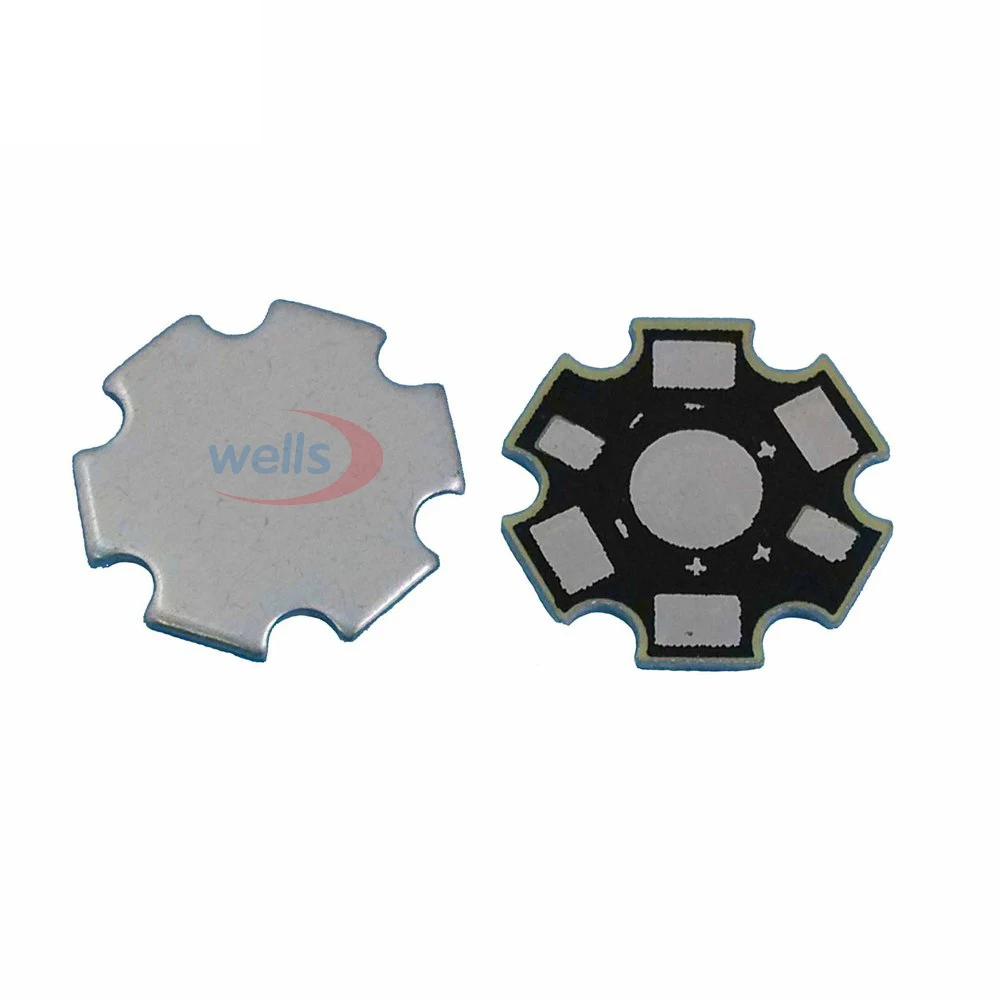 500 шт. алюминиевая основа высокой мощности для радиасветодиодный 20 мм 1 Вт 3 5