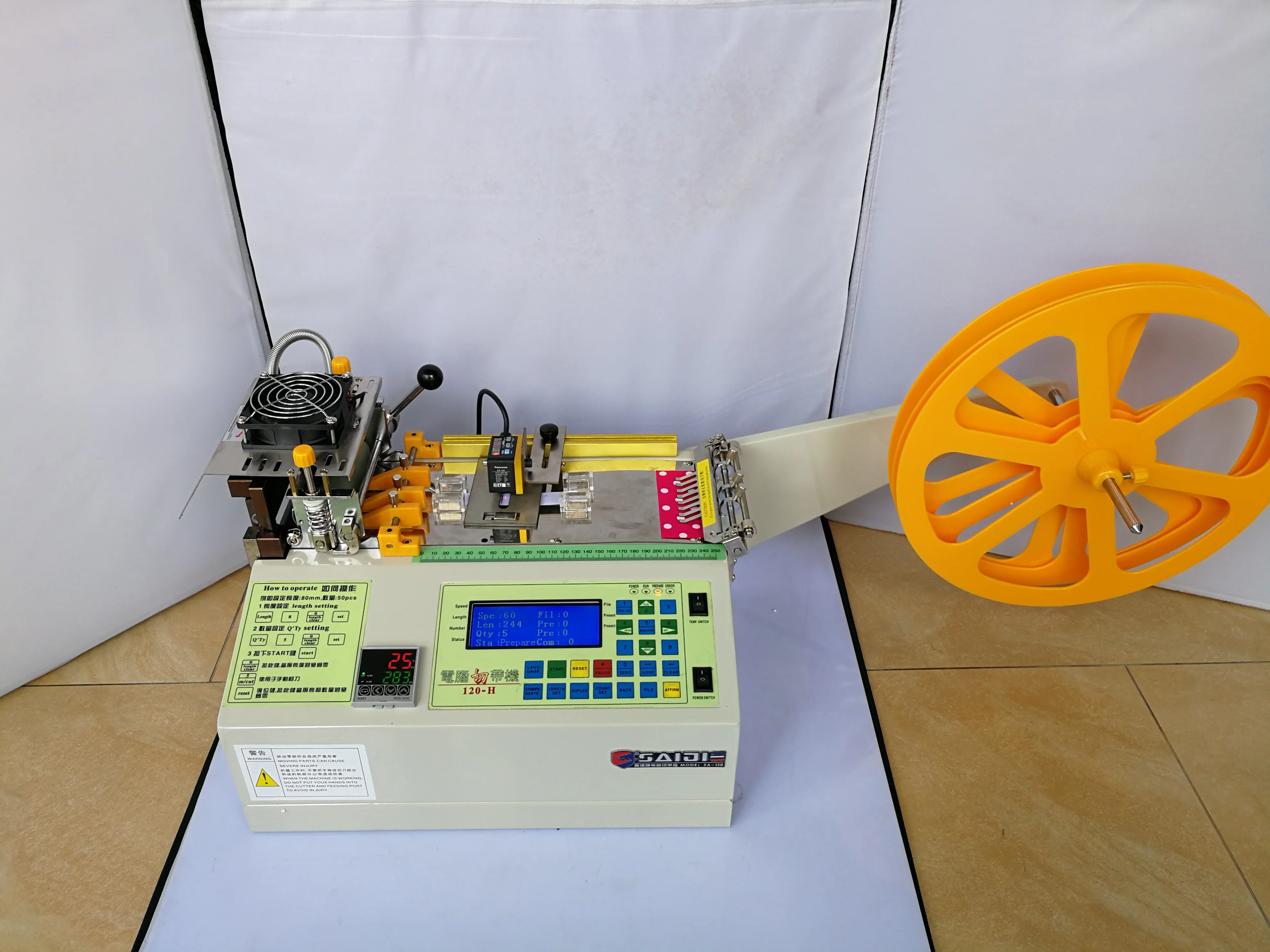 Машина для резки горячей и холодной торговой марки 120ch машина этикеток с