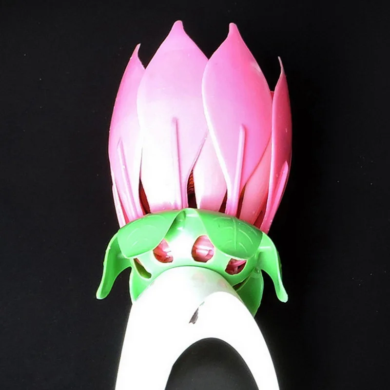 Свечи огни для торта Топпер DIY дети свадебные украшения музыкальный цветок