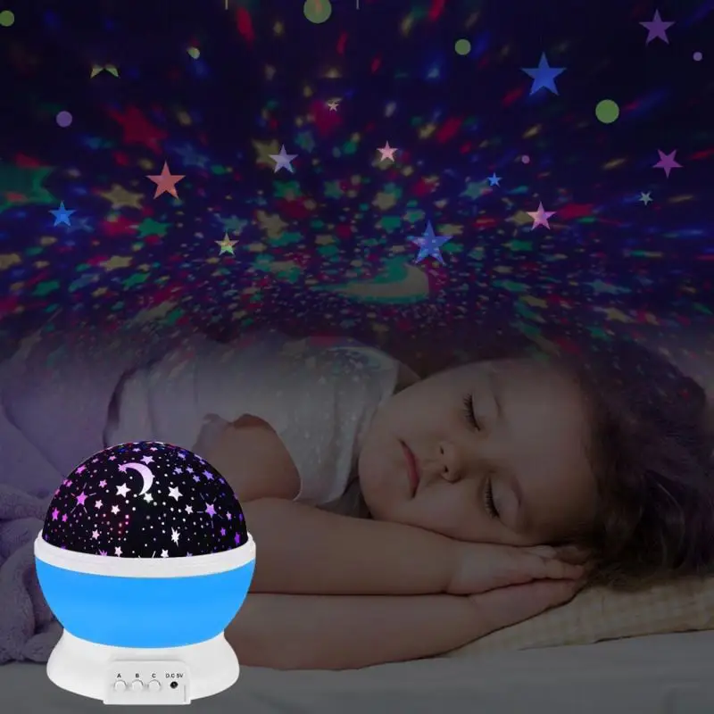 1 шт. вращающийся светодиодный ночник с изображением звездного неба прожектор