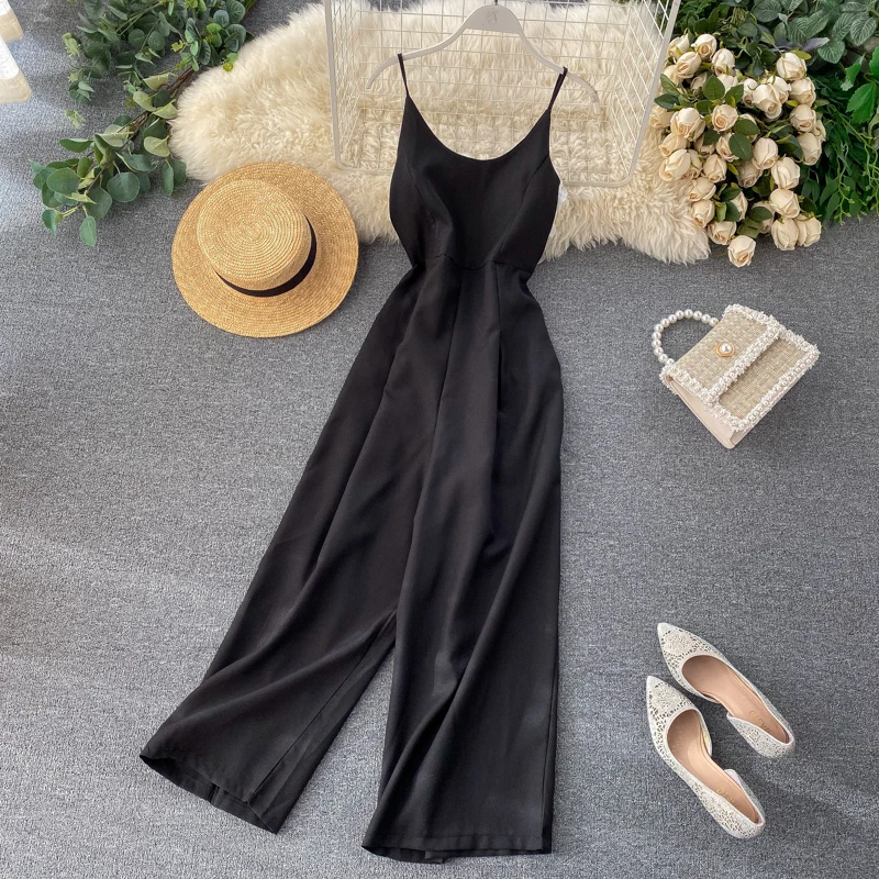 2019 Новая модная женская одежда комбинезон на бретелях женские комбинезоны |