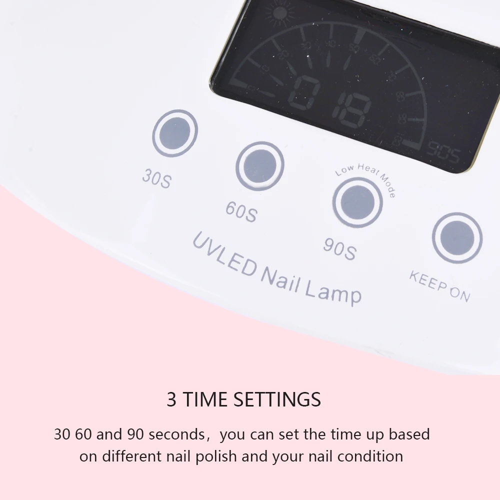 Хит продаж 50 Вт Сушилка для ногтей УФ светодиодный лампа Гель-лак леча светильник