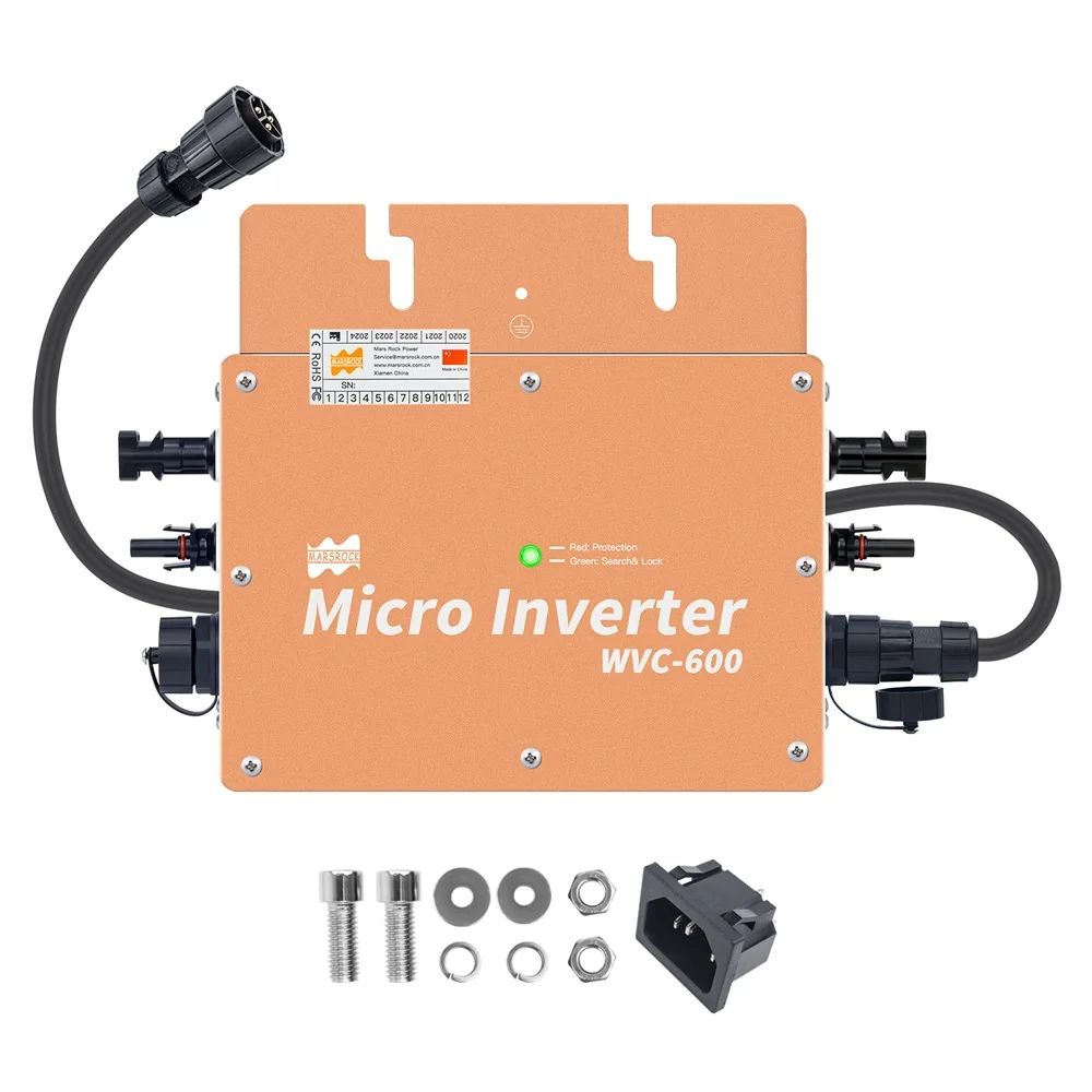 Солнечная сетка 600 Вт, 120 Вт, с MPPT-преобразователем 22-50 В постоянного тока в переменный ток, макс. 230 В, 2 шт., 330 Вт, солнечная панель IP65