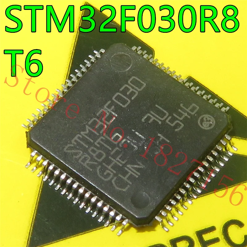 Новый оригинальный микроконтроллер STM32F030R8T6 LQFP64 1 шт.|Интегральные схемы| |