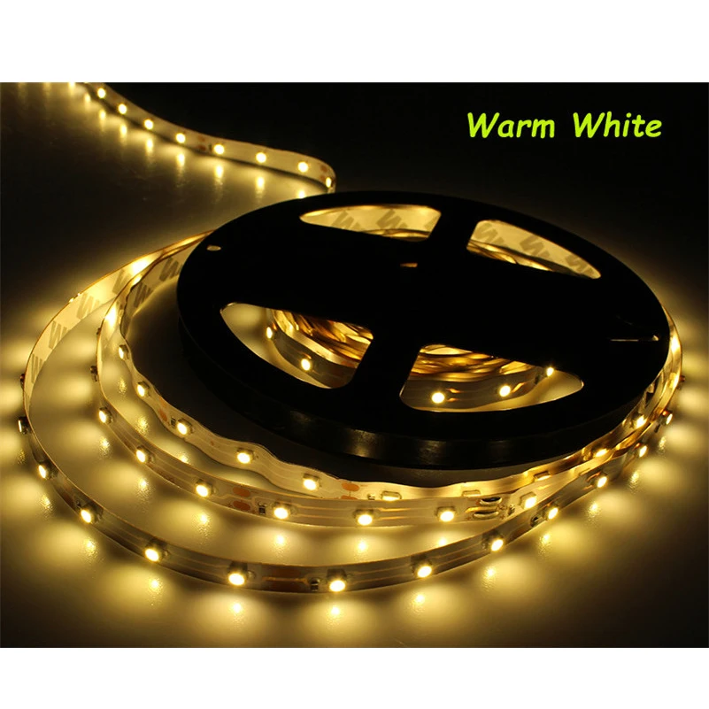 Светодиодная лента 3528 5 м/рулон 60led/M Светодиодные полосы SMD 3528 DC12V Безопасный светодиодный бар RGB/белый/теплый белый RoHS CE