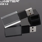 JASTER USB 3,0 Кристальный флеш-накопитель Серебряный USB флеш-накопитель 4 ГБ 8 ГБ 16 ГБ 32 ГБ 64 Гб черный флеш-накопитель Золотой флеш-накопитель