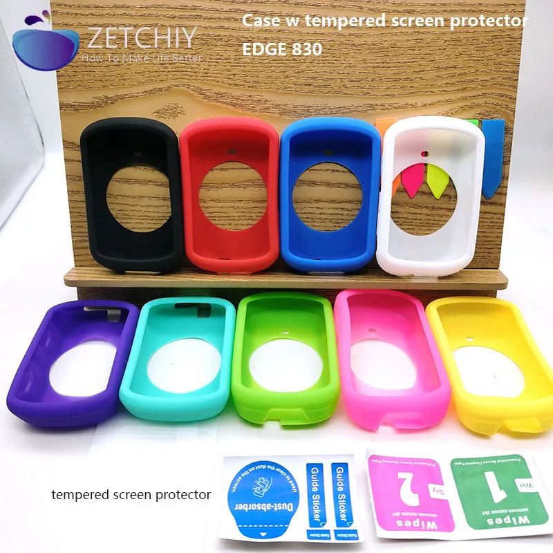 Резиновый защитный чехол Edge 830 для велосипеда GPS компьютера с закаленным