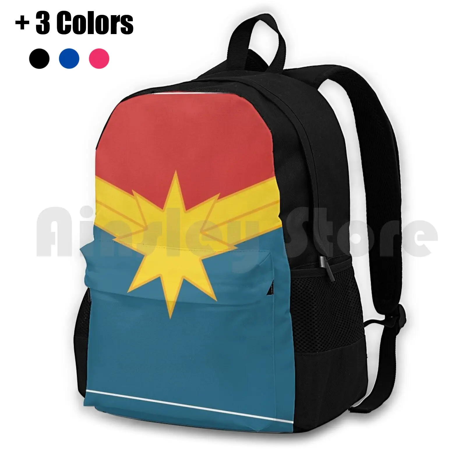 

Higher , Further , Faster , More. Outdoor Hiking Backpack Riding Climbing Sports Bag Captain Multiple Sclerosis Carol Danvers