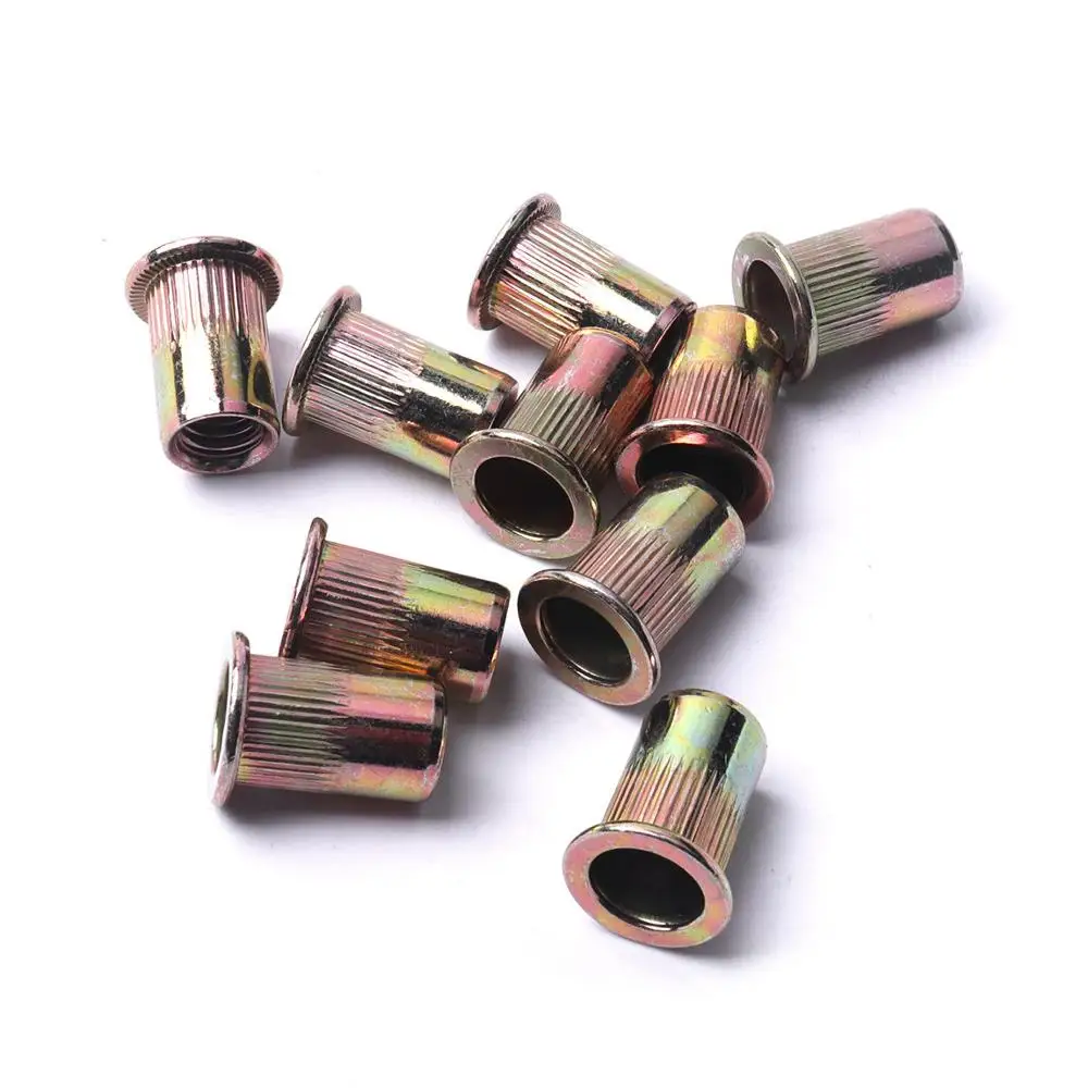 Горячая распродажа 50 шт. M8 заклепки цилиндрические двухсторонний полый комплект