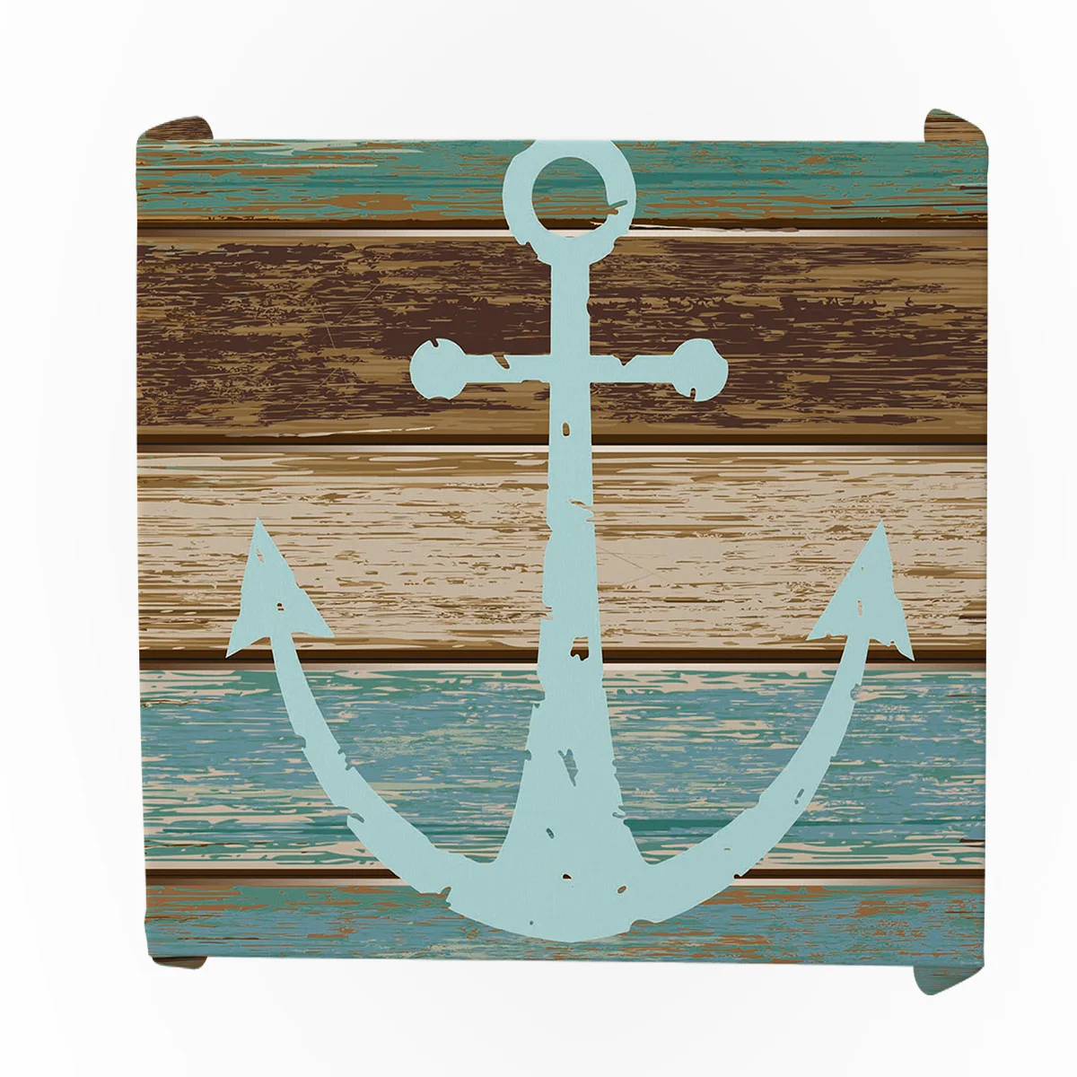 Винтажный якорь деревянные зерна скатерти девушки дома дешевые пятен стойкий