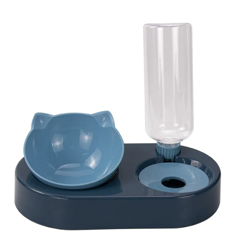 

Pet Drinking Water Feeder Automatic Water Renewal Cat Food Bowl Oblique Mouth Cat Pet Bowl Dog Water Bottle Puppy Accessories