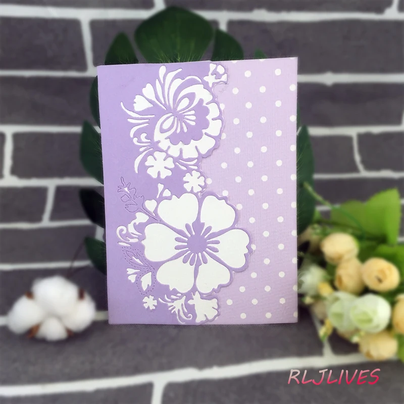 Металлические Вырубные штампы с кружевными цветами трафареты для рукоделия