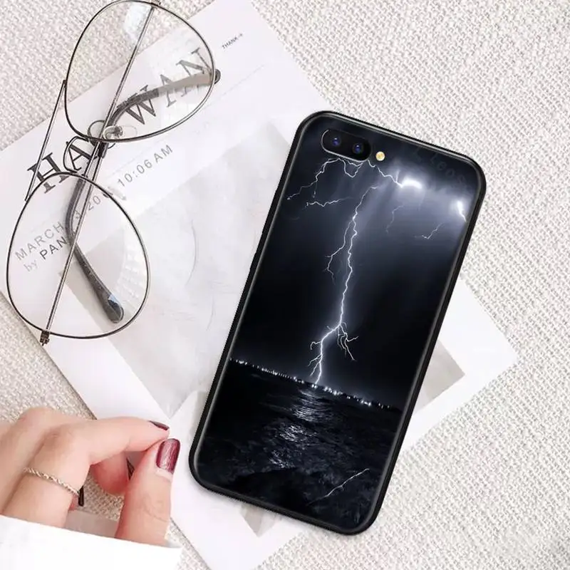 

Cool lightning moment Phone Case For OPPO A ax 3 5 3 37 57 59 37 73 75 83 71 2018 11 1k s PRO cover funda coque