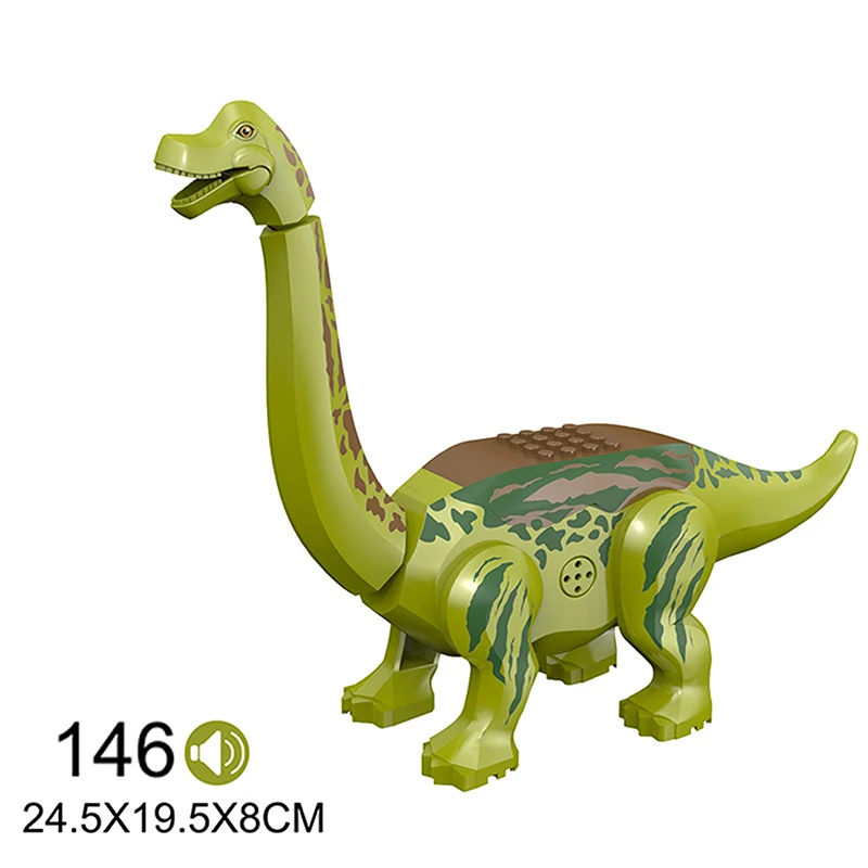Блокировочные блоки большой динозавр Юрского периода строительные игрушки парк