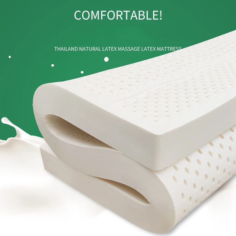 Наматрасник из 100% натурального латекса матрас-татами складной одинарный матрас