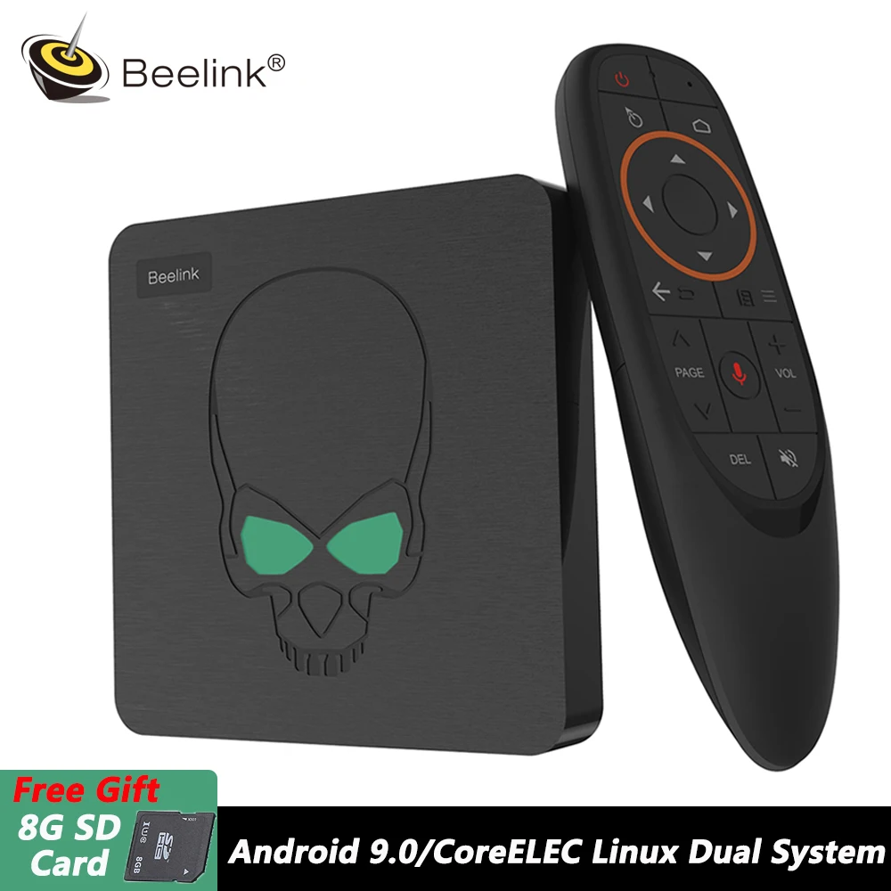 Beelink GT-King Amlogic S922X Android 9 0/CoreELEC Linux двойная операционная система 4K двухдиапазонный