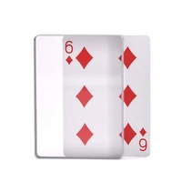 sign card clear block magie deck glass card deck ice bound magic tricks close up card illusion accessories gimmick sign card