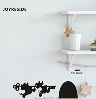 joyreside mouse with key wall decal mice house wall sticker lovely vinyl decor home baby playroom decor interior designed a1012