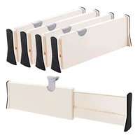 drawer divider retractable adjustable organizer storage abs plastic cabinet drawer separator divider grid for kitchen bedroom