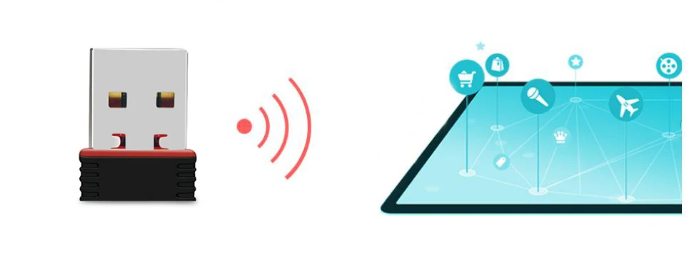 USB беспроводной Wi-Fi нано адаптер 150 Мбит/с Wi-Fi сеть LAN Карта 802.11b/g/n приемник мини-адаптер для рабочего стола