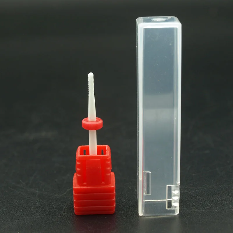 c0213Red EasyNail 26 типов супер белая керамическая дрель для ногтей битэлектрическая сверлильная машинка для маникюра Аксессуары Инструмент для ногтей, средство для удаления кутикулы - Цвет: c0213Red
