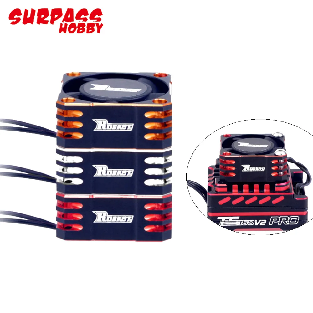 Металлический вентилятор охлаждения SURPASS HOBBY, 25x25 мм, 32000 об/мин/30x30 м, 28000 об/мин, рассеивание тепла для TURBO TS120 TS160 TS120V2 TS160V2 ESC