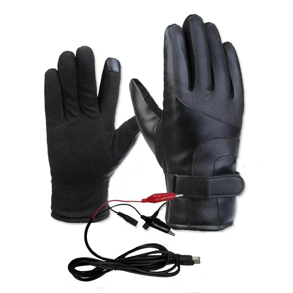 

Winter Heated Gloves Electric Heated Gloves Waterproof USB Powered Winter Gloves for Men Women Skiing Cycling Riding