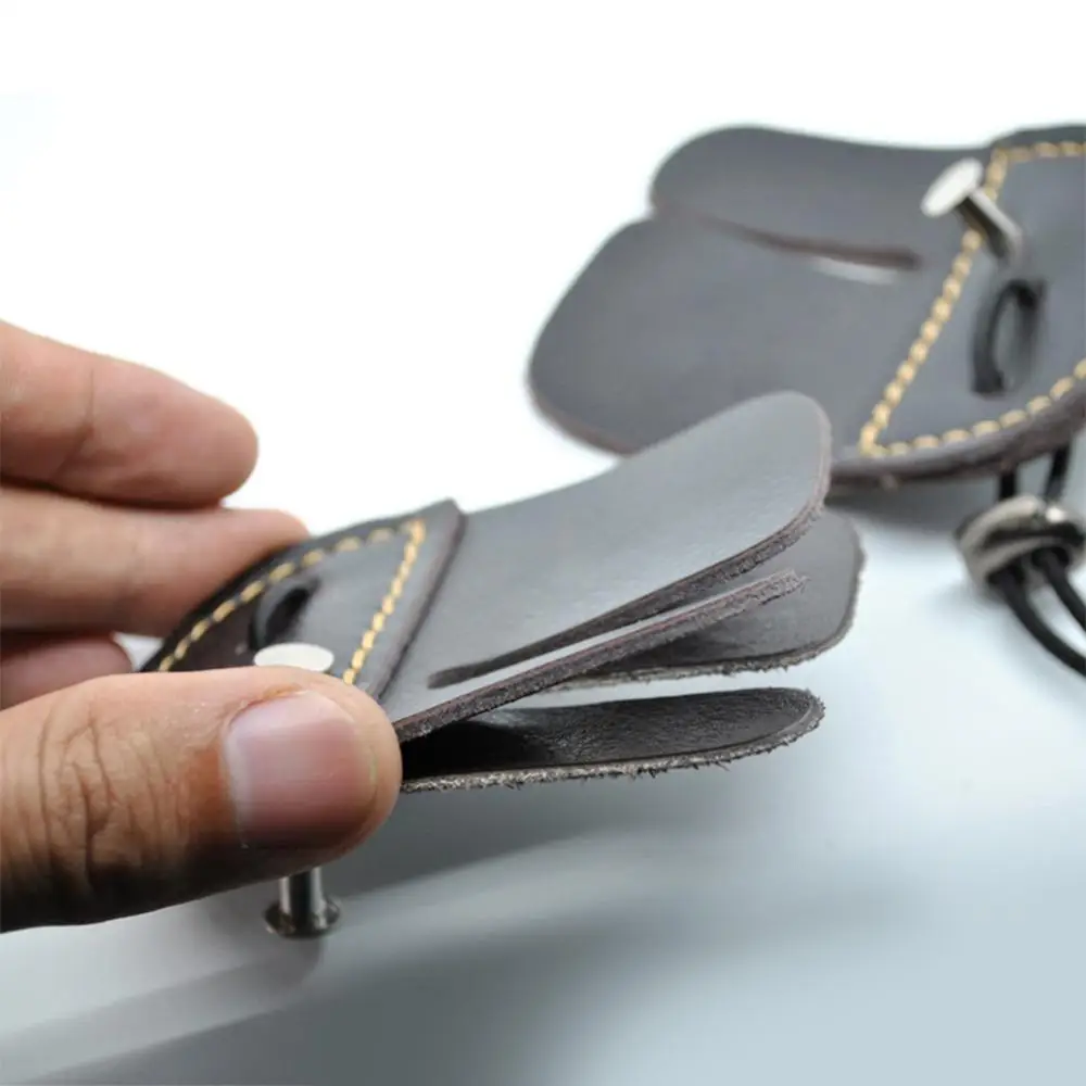 Защитная перчатка для стрельбы из телячьей кожи цвет в ассортименте|Перчатки