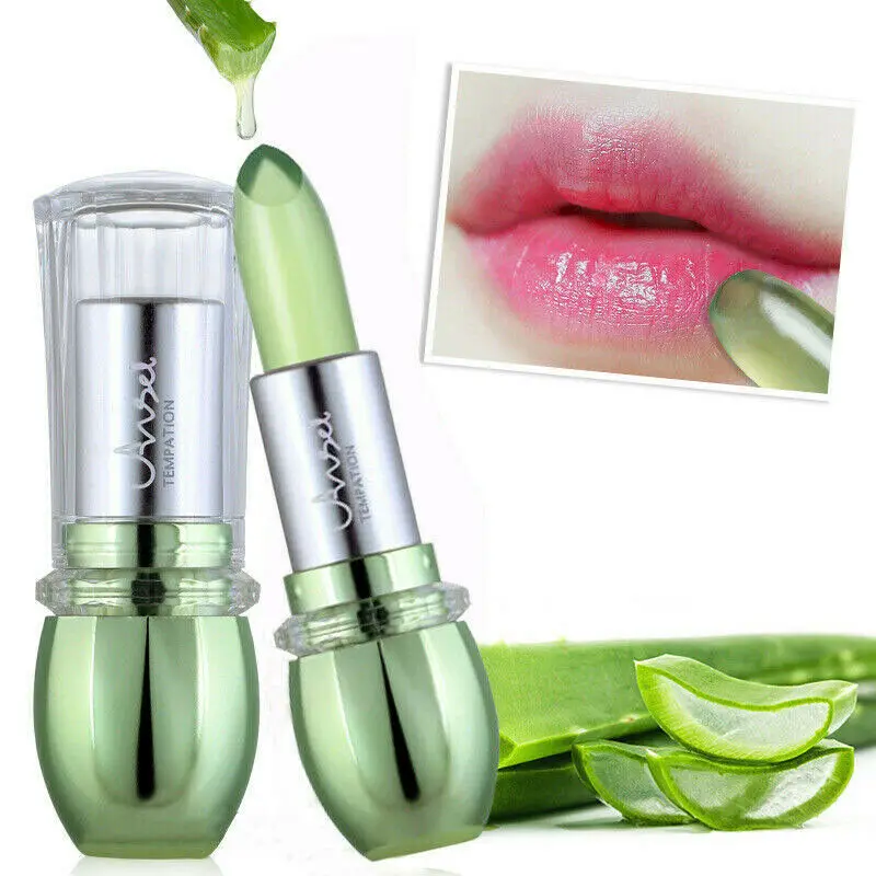 Алоэ Вера Желе Помада изменение температуры цвет увлажняющий антипригарная