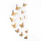 12 шт.компл. 3D наклейки на стену, полые бабочки для детской комнаты, домашний Настенный декор сделай сам, марионы, Фотофон