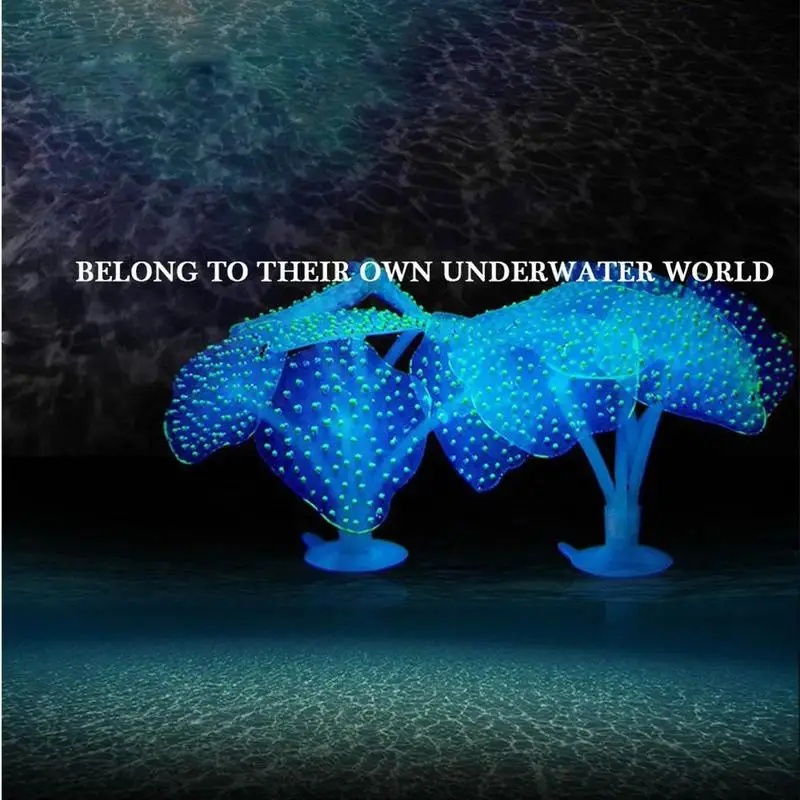 

Fish Tank Glowing Artificial Jellyfishes Silicone Simulated Aquatic Aquarium Plants Decor Jellyfish Fluorescent Y4A7