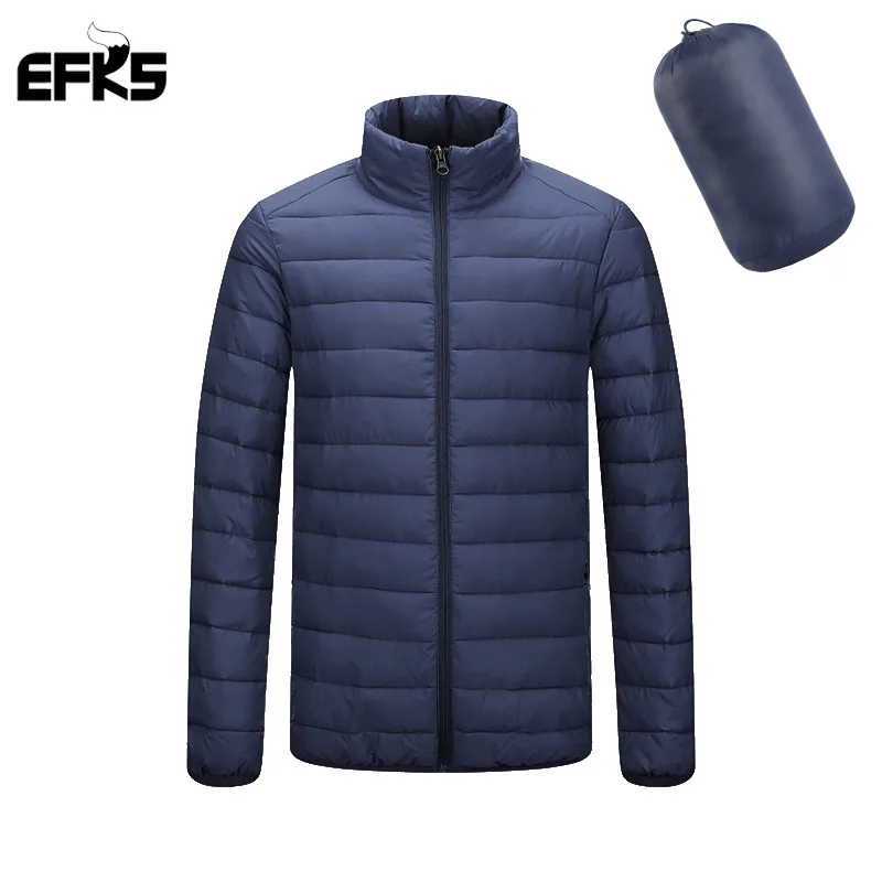 2021 new padded jacket men's stand collar lightweight short down jacket men's winter jacket casual jacket winter wear