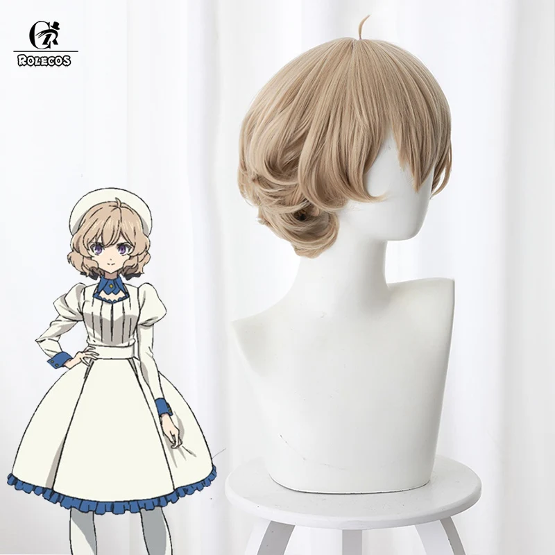 Парик для косплея ролекоса из призрака котоко иванага Короткие льняные