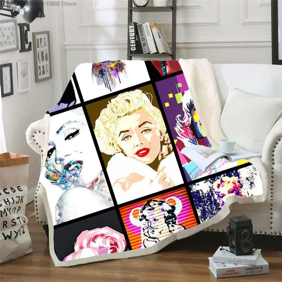 3d Флисовое одеяло Marilyn Monroe | Дом и сад