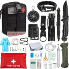 Аварийный набор для выживания для мужчин, инструмент для первой помощи, тактический Чехол с ножом для выживания, рюкзак, набор для кемпинга, Рыболовный набор, военный