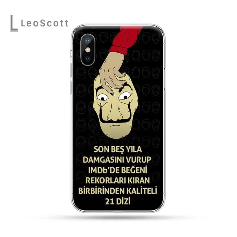 

La Casa de papel tv show Phone Case For iphone 12 5 5s 5c se 6 6s 7 8 plus x xs xr 11 pro max mini luxury shell funda