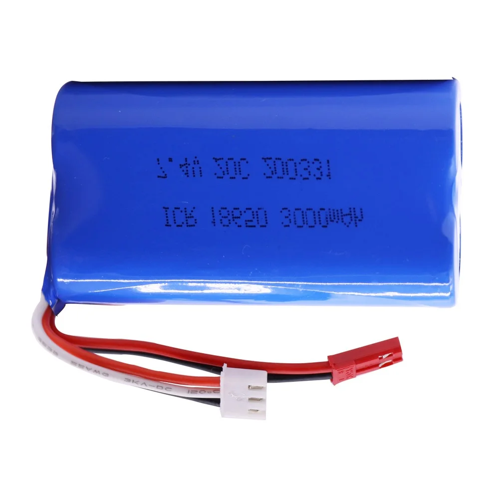 74 в 3000 мач 2s 18650 lipo аккумулятор для udi u12a syma s