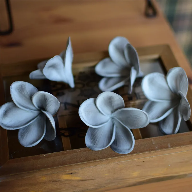 20 plumerias натуральный настоящий на ощупь цветок ФРАНЖИПАНИ Топпер для торта