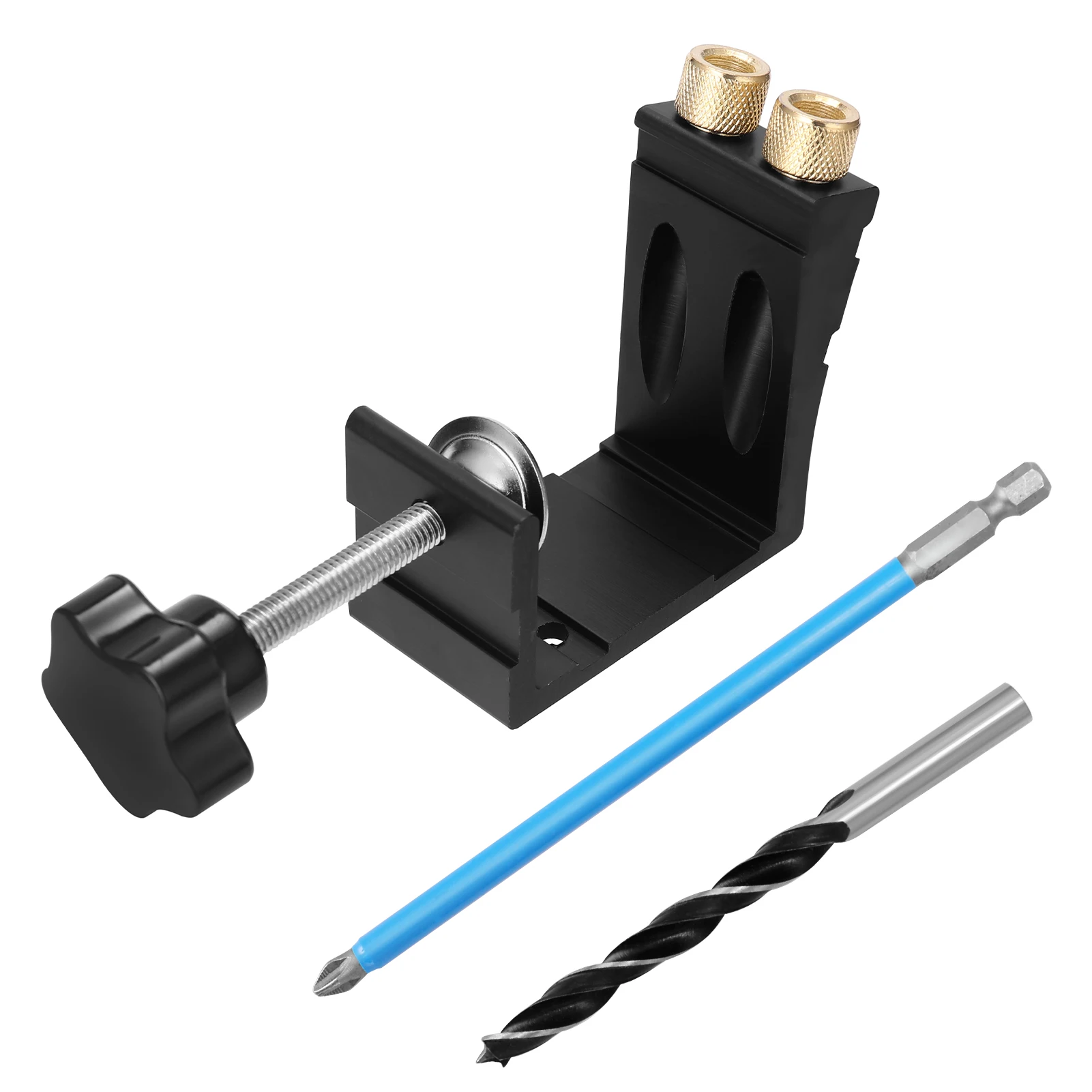 

Woodworking Oblique Hole Locator 15 ° Drilling Positioner Inclined Hole Digging Hole Opener Drill Locator