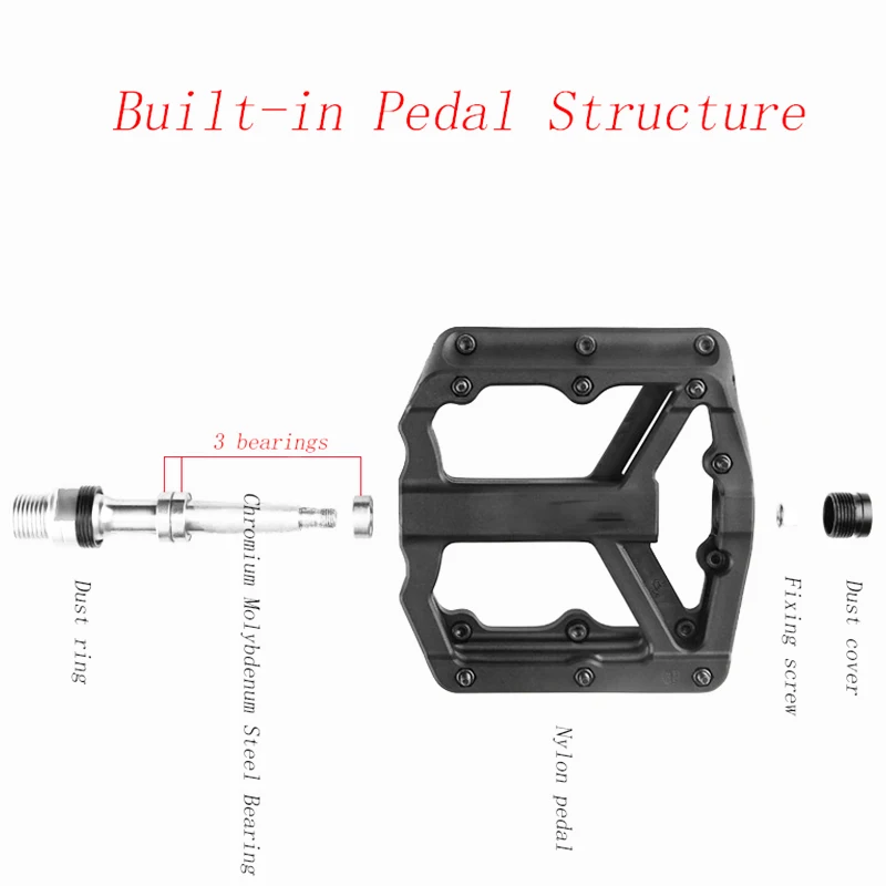 

Bicycle Nylon Palin Pedal Bicycle Pedal Riding Pedal Road Mountain Bike San Peilin Pedal Riding Supplies Pedal