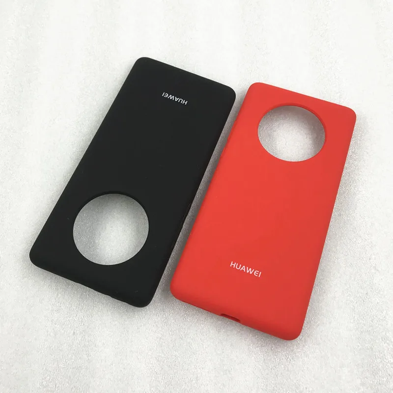 Оригинальный жидкий силиконовый чехол для Huawei Mate 40 Pro Шелковый мягкий на ощупь mate