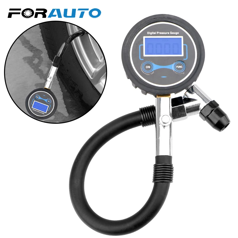 FORAUTO Авто воздуха в шинах Давление датчик ЖК дисплей Дисплей Автомобиль Грузовик