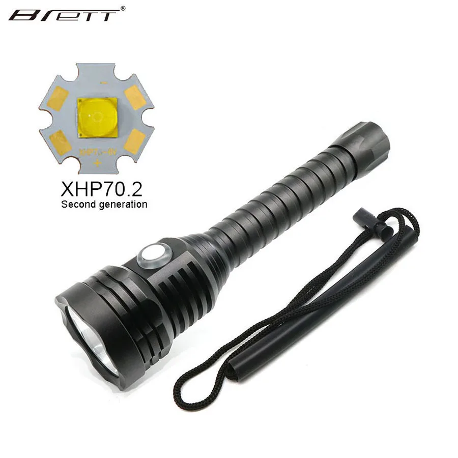 Новый светодиодный фонарь для дайвинга CREE XHP70.2 4000 люменов тактический Подводный |
