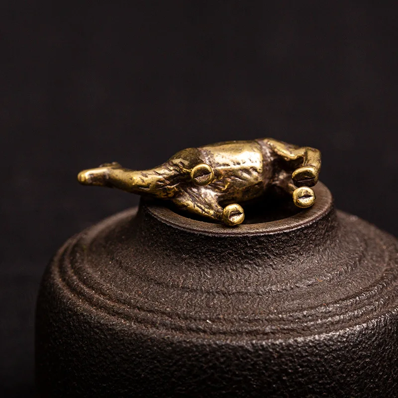 Чистая медь Сплошной Серебряный Кулон старинный латунный пустыни верблюда